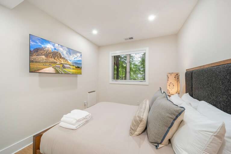 TV in the Queen Room TV in the Queen Room