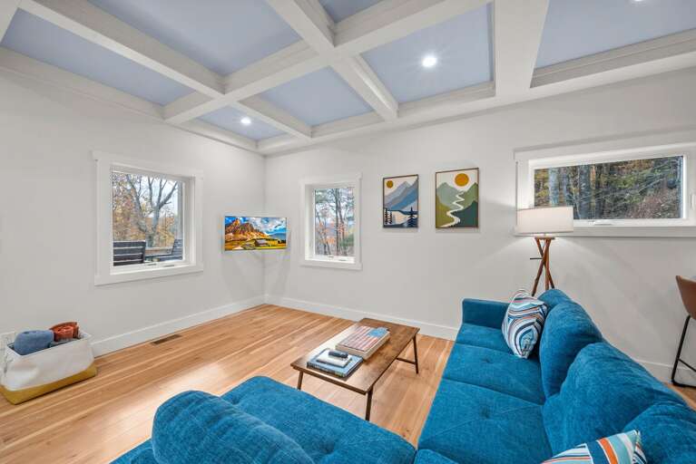 Sectional Sofa and TV Downstairs