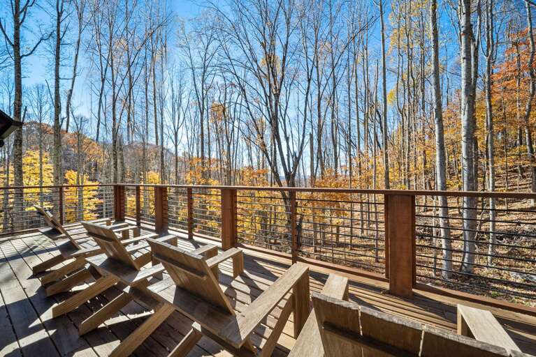 Seating on the Deck in the Peaceful Setting