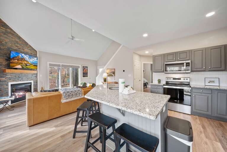 Seating at the Kitchen Bar