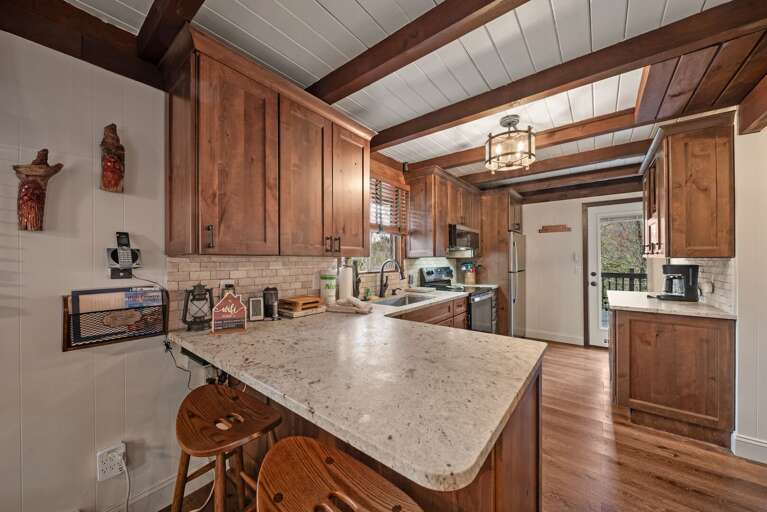 Kitchen with Bar Seating