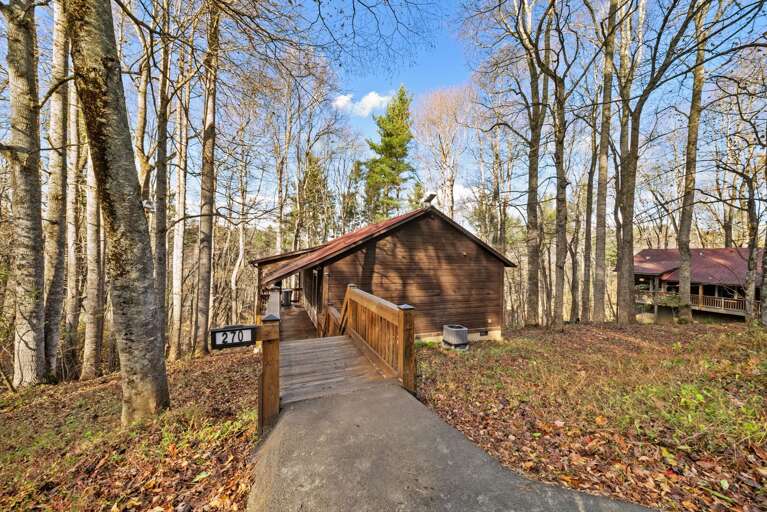 Decked Stair Entry to the Front