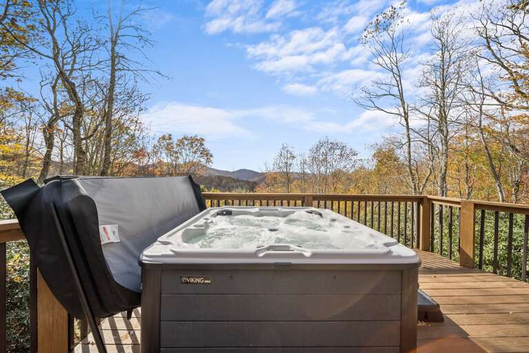 Mountain View of Sugar Mountain from the Deck
