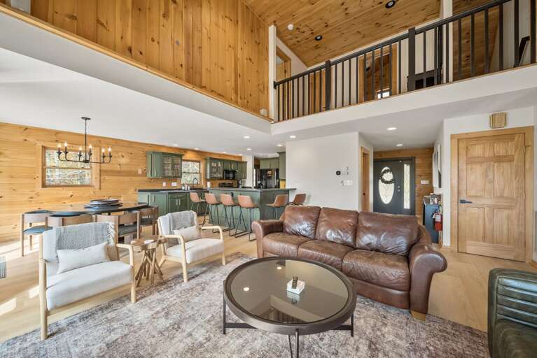 Open Floor Plan with Designer Furnishings