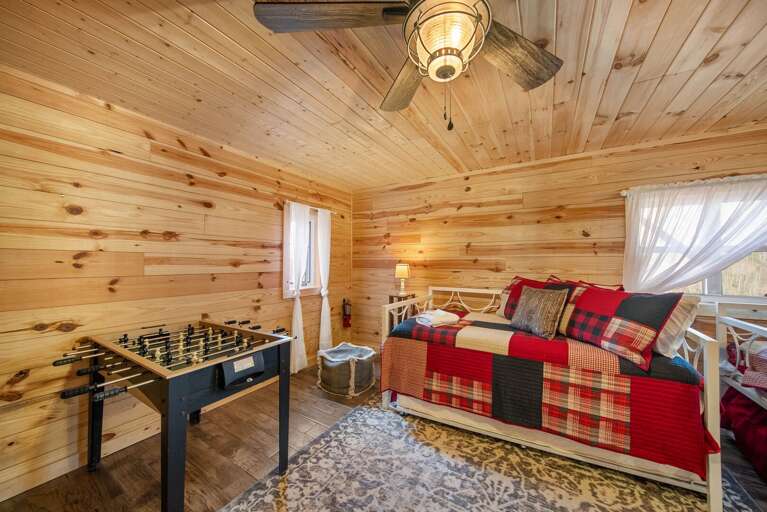 Foosball Table in the Lower Level