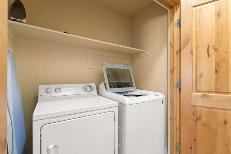 Your dedicated laundry area with washer and dryer makes packing light easy and keeps your vacation wardrobe fresh throughout your stay.
