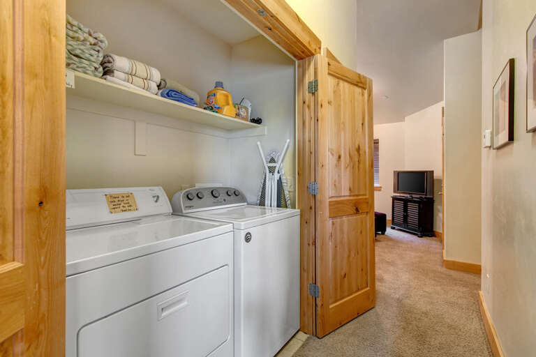 Bear Hollow Village 5610: Upstairs Full Size Laundry Center Bear Hollow Village 5610: Upstairs Full Size Laundry Center