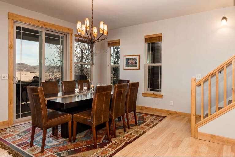 Bear Hollow Village 5639: Dining Table: Gathering place for delicious meals and cherished conversations. Bear Hollow Village 5639: Dining Table: Gathering place for delicious meals and cherished conversations.