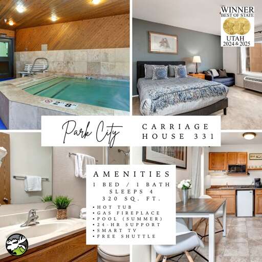 Relax in your cozy bedroom after soaking in the hot tub or exploring Park City's award-winning amenities.