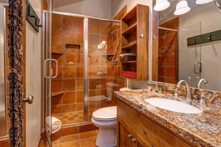 Vacation Rentals in Park City at Three Kings 8: Guest bathroom (upstairs)