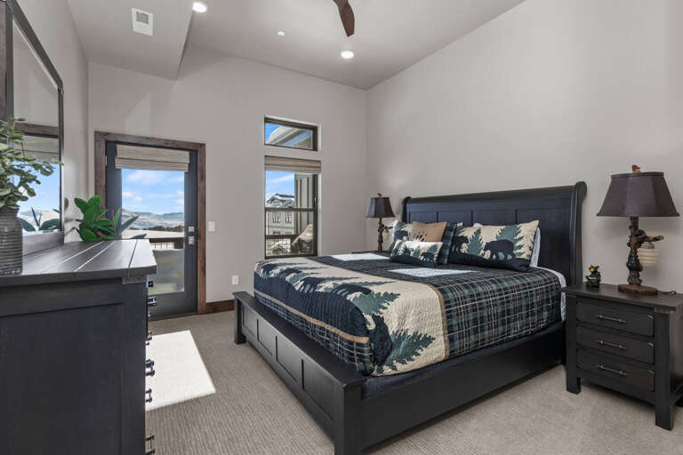 Bedroom "Cozy bed with a path leading to the outdoor." Bedroom "Cozy bed with a path leading to the outdoor."