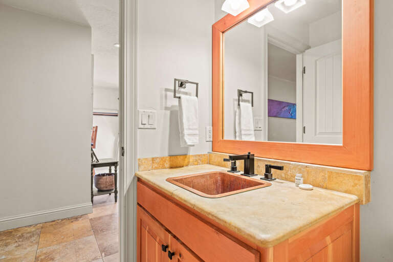 Vacation Rentals in Park City at Park West Village 3953: Main level half bathroom Vacation Rentals in Park City at Park West Village 3953: Main level half bathroom
