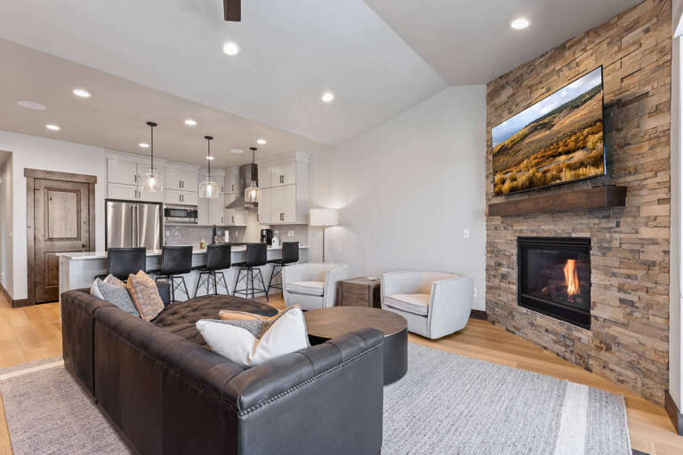 Black Rock Ridge 14536: "Cozy sofa set, sleek bar stool, and modern kitchen bar table." Black Rock Ridge 14536: "Cozy sofa set, sleek bar stool, and modern kitchen bar table."