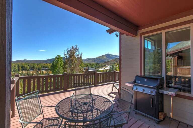 Bear Hollow Village 5426: Just off the main living area is a sunny porch with a gas grill Bear Hollow Village 5426: Just off the main living area is a sunny porch with a gas grill