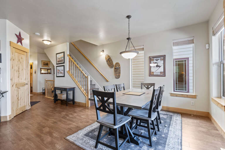 Bear Hollow Village 5426: From the main living space climb the stairs, up or down, to the beautifully appointed bedrooms. Bear Hollow Village 5426: From the main living space climb the stairs, up or down, to the beautifully appointed bedrooms.