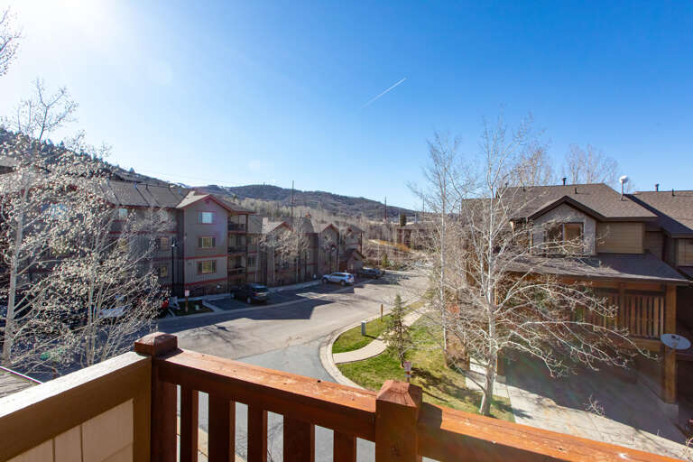 Mountain views greet your arrival at this welcoming property nestled in a peaceful hillside neighborhood, with convenient parking and easy access to local attractions.