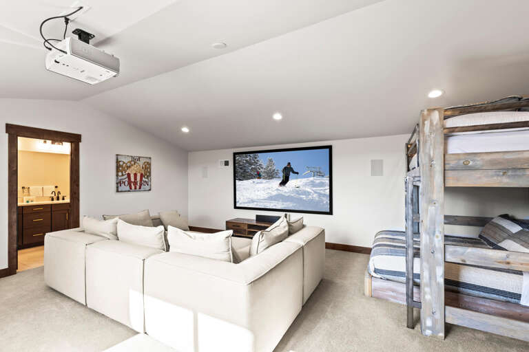 Black Rock Ridge 14544: Bunk bed room: Cozy space with a bunk bed and a comfy sofa.