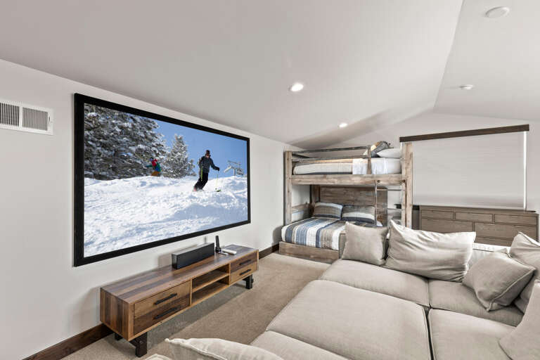 Black Rock Ridge 14544: Bunk bed room: Cozy space with a bunk bed and a comfy sofa.