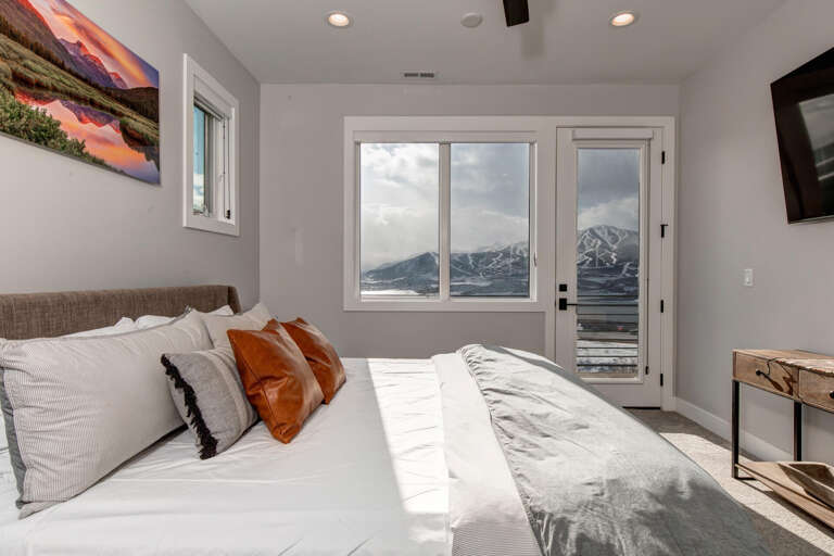 Patio Access: Direct access to a private patio for morning coffee.