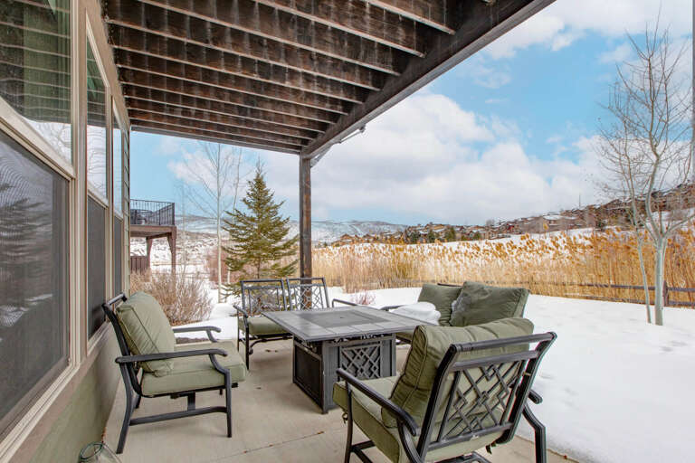 Retreat 13548: Gather around the firepit for cozy conversation