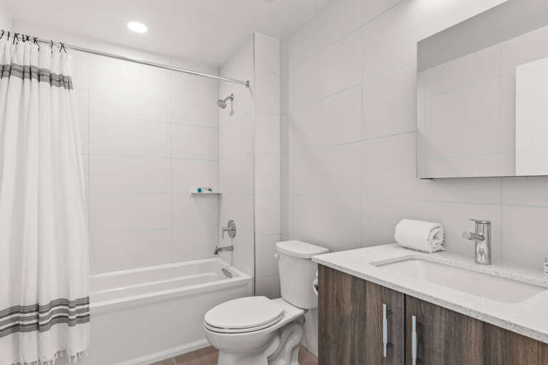 Pioche Village 3334- Bathroom with Tub and Shower Combo Side 1 Pioche Village 3334- Bathroom with Tub and Shower Combo Side 1