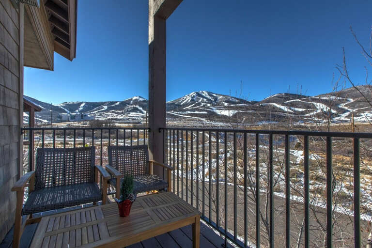 Vacation Rentals in Park City at The Mason at Stillwater 3053: Views from Main Room Balcony Vacation Rentals in Park City at The Mason at Stillwater 3053: Views from Main Room Balcony