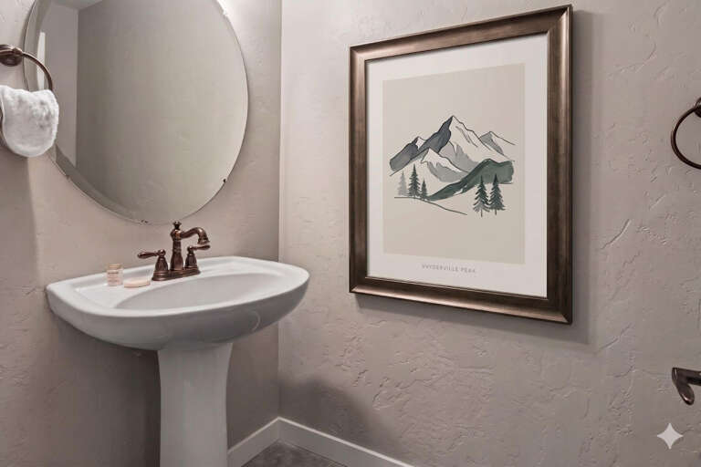 Bear Hollow Village 5598 Main Level Half Bathroom