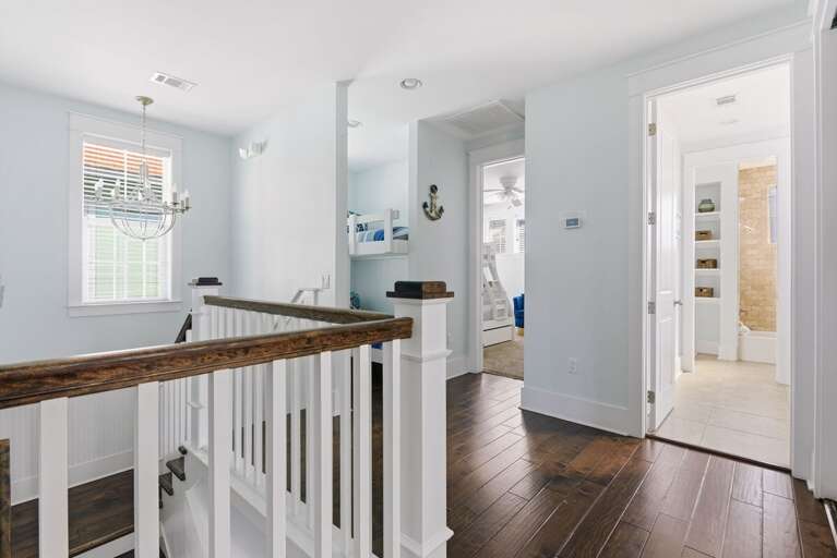 Hallway to the bunk rooms