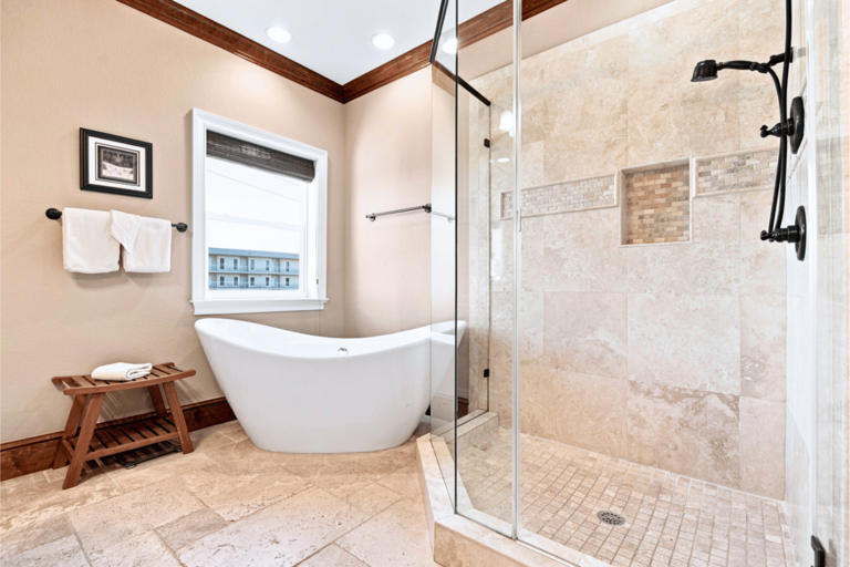 3rd Floor - Enjoy a view of the gulf from your soaking tub!