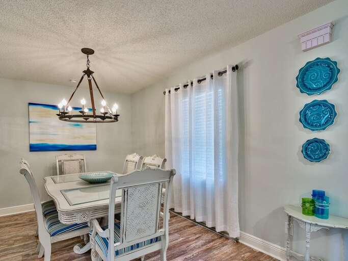 Separate Dining Room with seating for up to 8