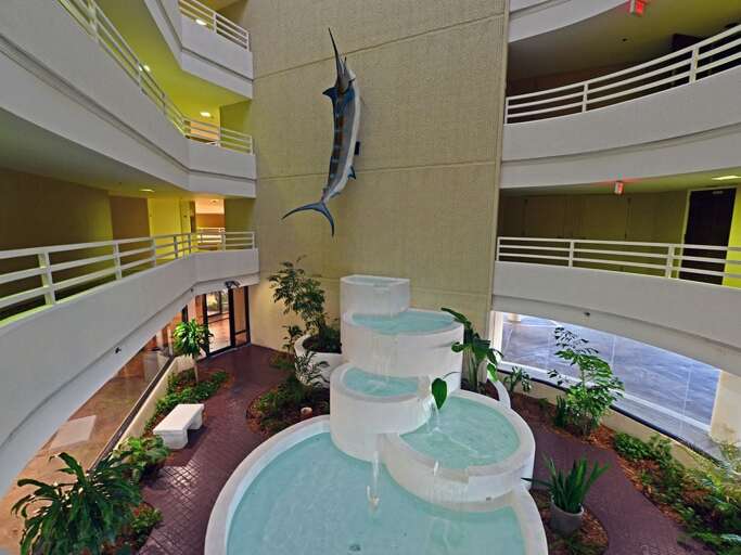 Stunning Waterfall and Exquisite Lobby Features