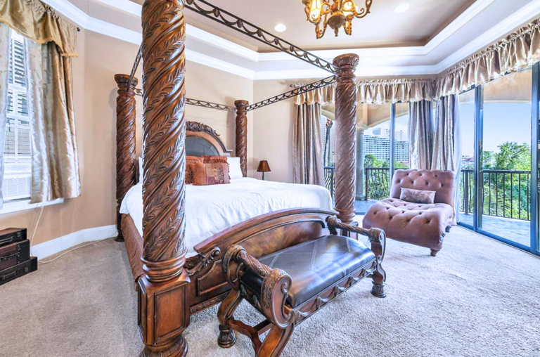 3rd Floor - Luxurious King Master Suite with private balcony overlooking the lagoon