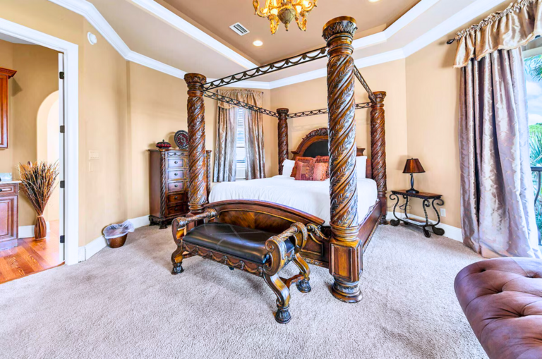 3rd Floor - Luxurious King Master Suite with private balcony overlooking the lagoon