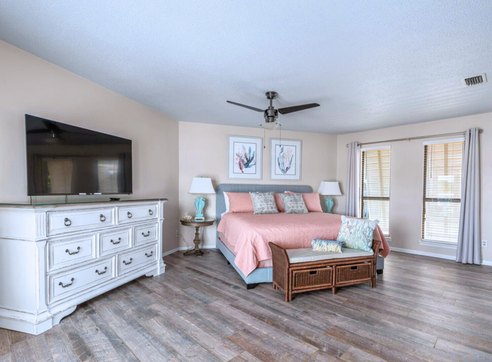 2nd Floor - King Bedroom W/ ensuite bath, balcony w/ serene water views.