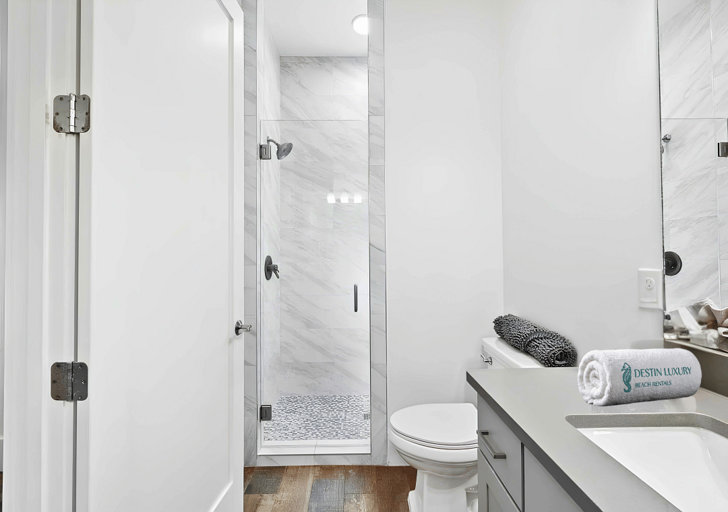 Bathroom #2 also has a walk-in shower