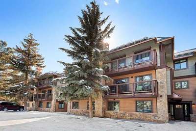 Newly renovated exterior of the Dolomite Condominiums