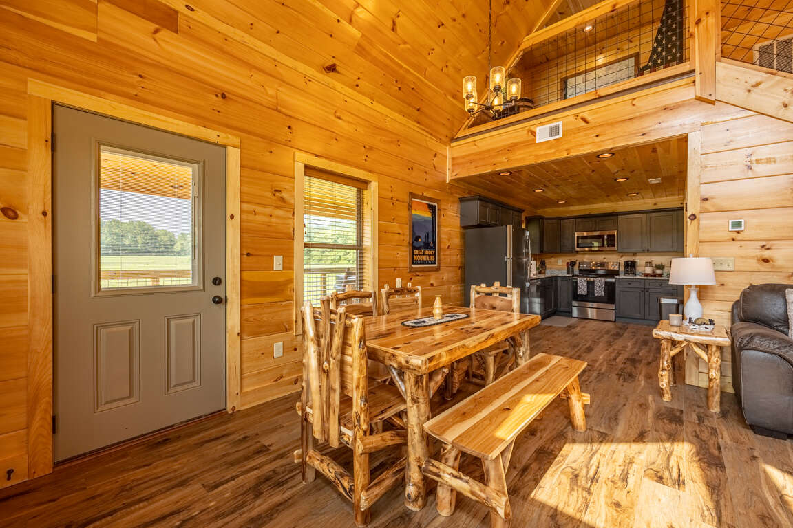 Misty Morning Meadow in Cosby, TN 2 Bedroom Cabin for 5 Guests