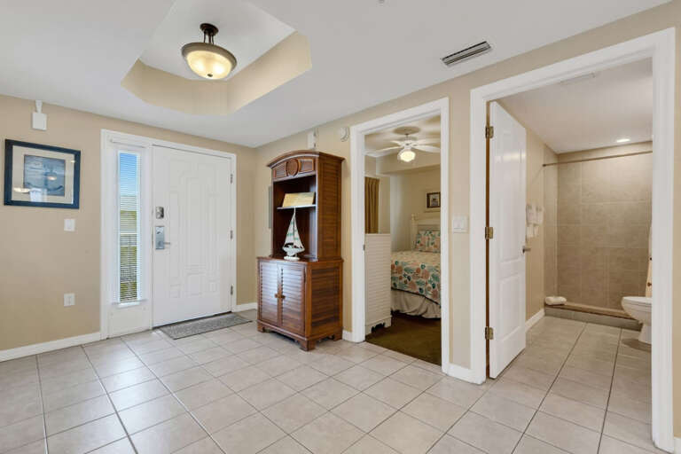 Entrance to unit/ Guest Bedroom