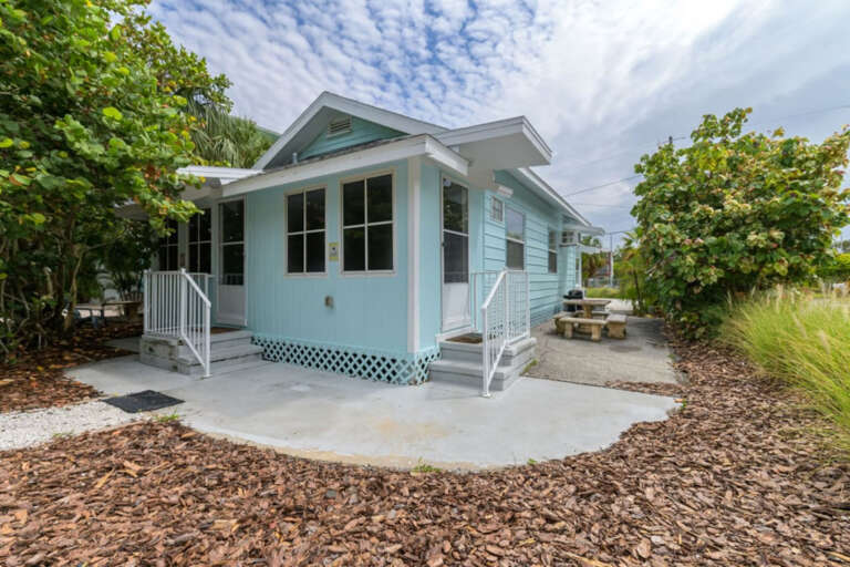 Back of Duplex #1 is the Left Entrance