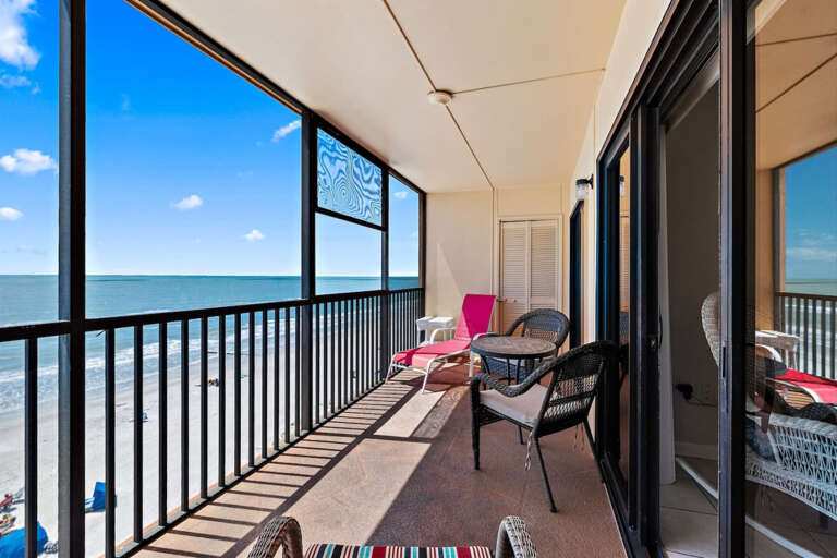 Balcony View with Seating