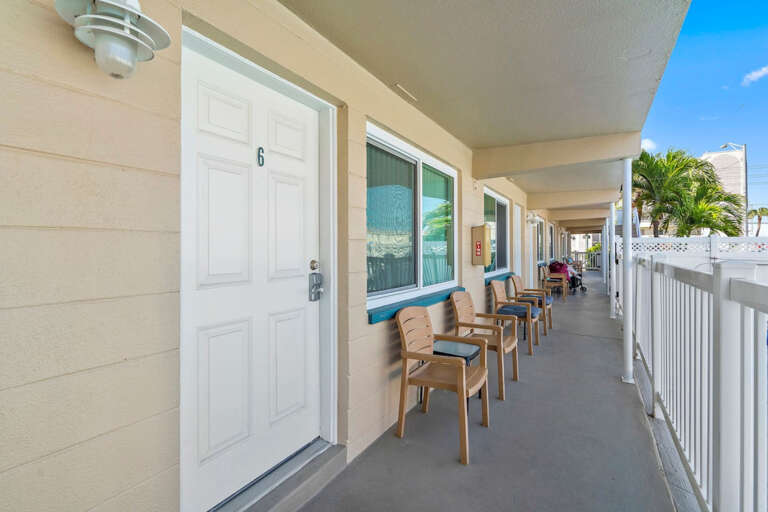 Front of unit with Seating