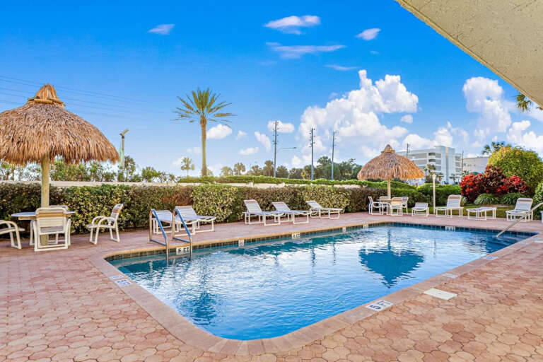 Pool with Lounging Chairs