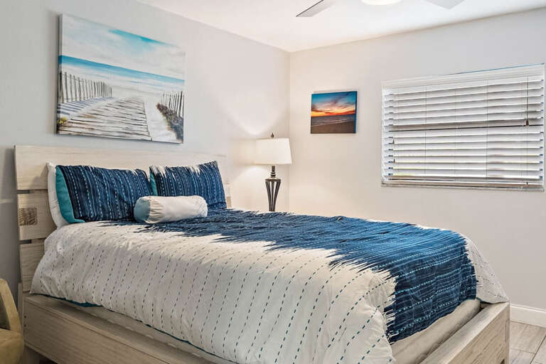 Guest Bedroom with a Queen Sized Bed