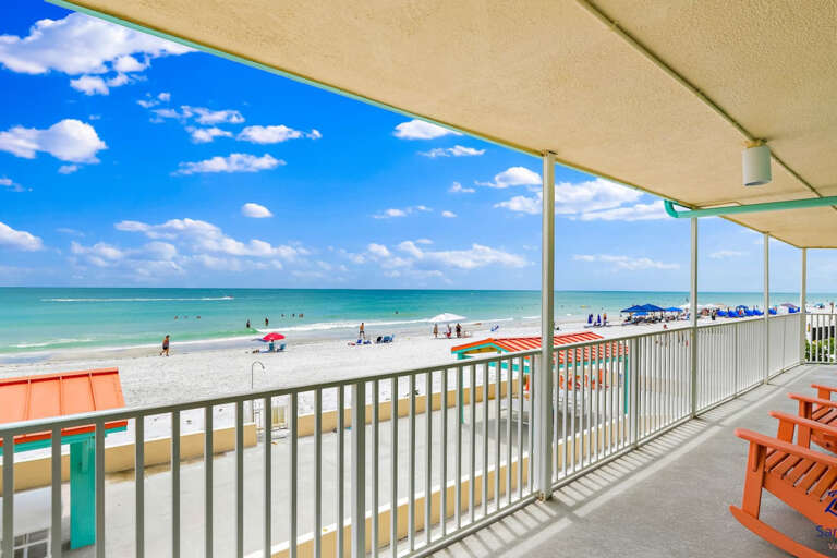 Balcony View of Beach