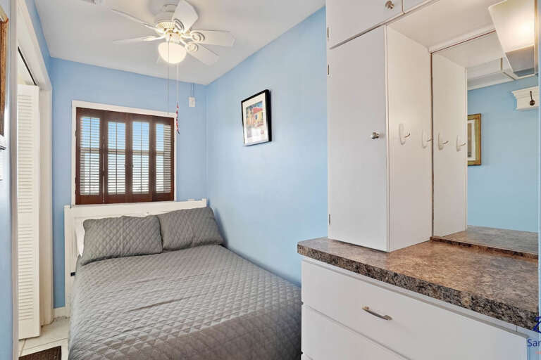 Main Sleeping Area and Storage