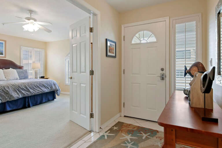 Entry to unit/Master Bedroom