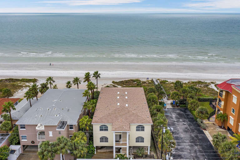 Aerial of Sea Side and Beach
