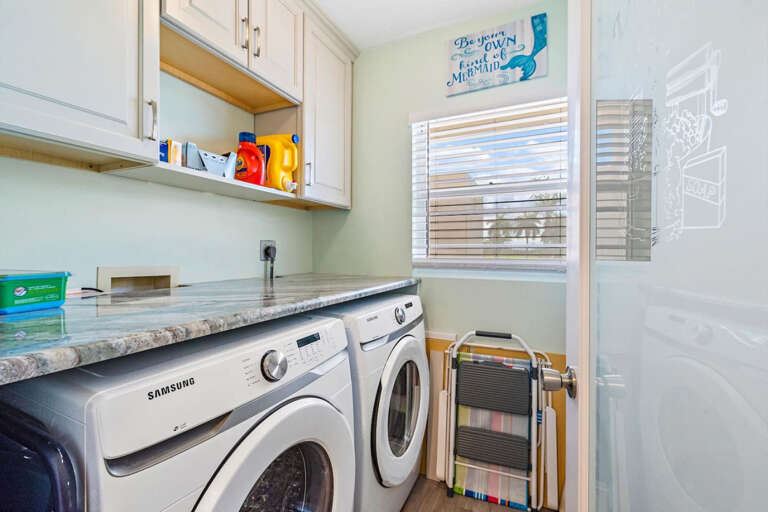 Laundry area in Unit Laundry area in Unit