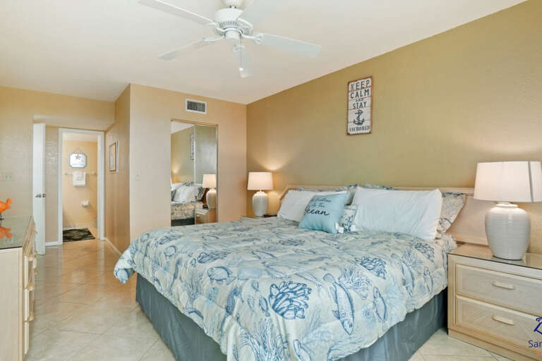 Master Bedroom with a King Size Bed