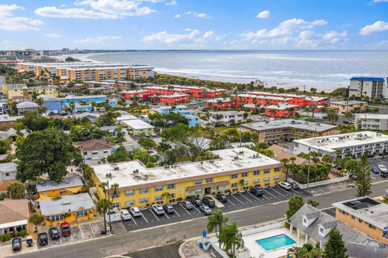 Arial of The Waves and Surrounding Area